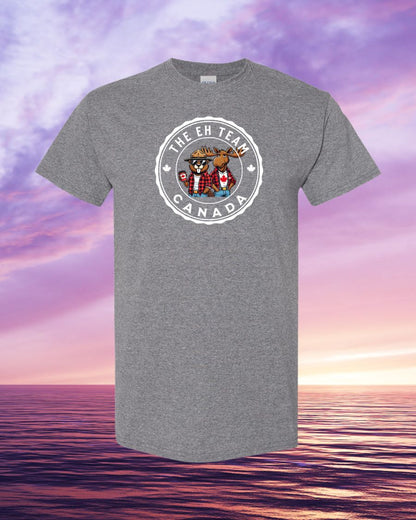 The EH team Full Front Men's Tee - Gildan Canada (sewn Internationally)