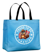 Proud To Be Canadian Male Beaver Tote Bag