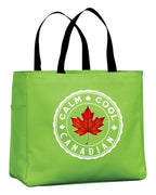 Calm Cool Canadian Leaf Tote Bag