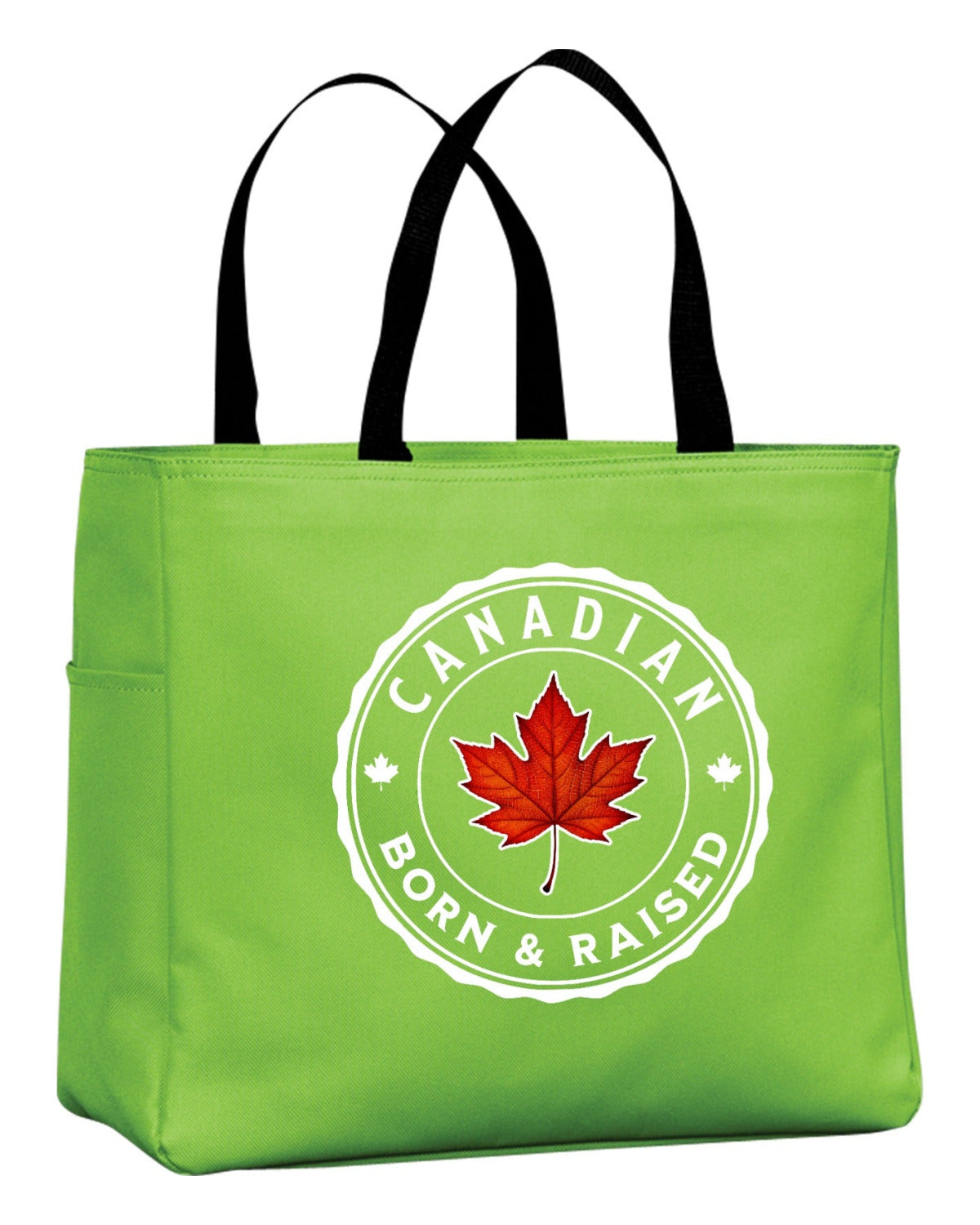 Canadian Born & Raised Leaf Tote Bag