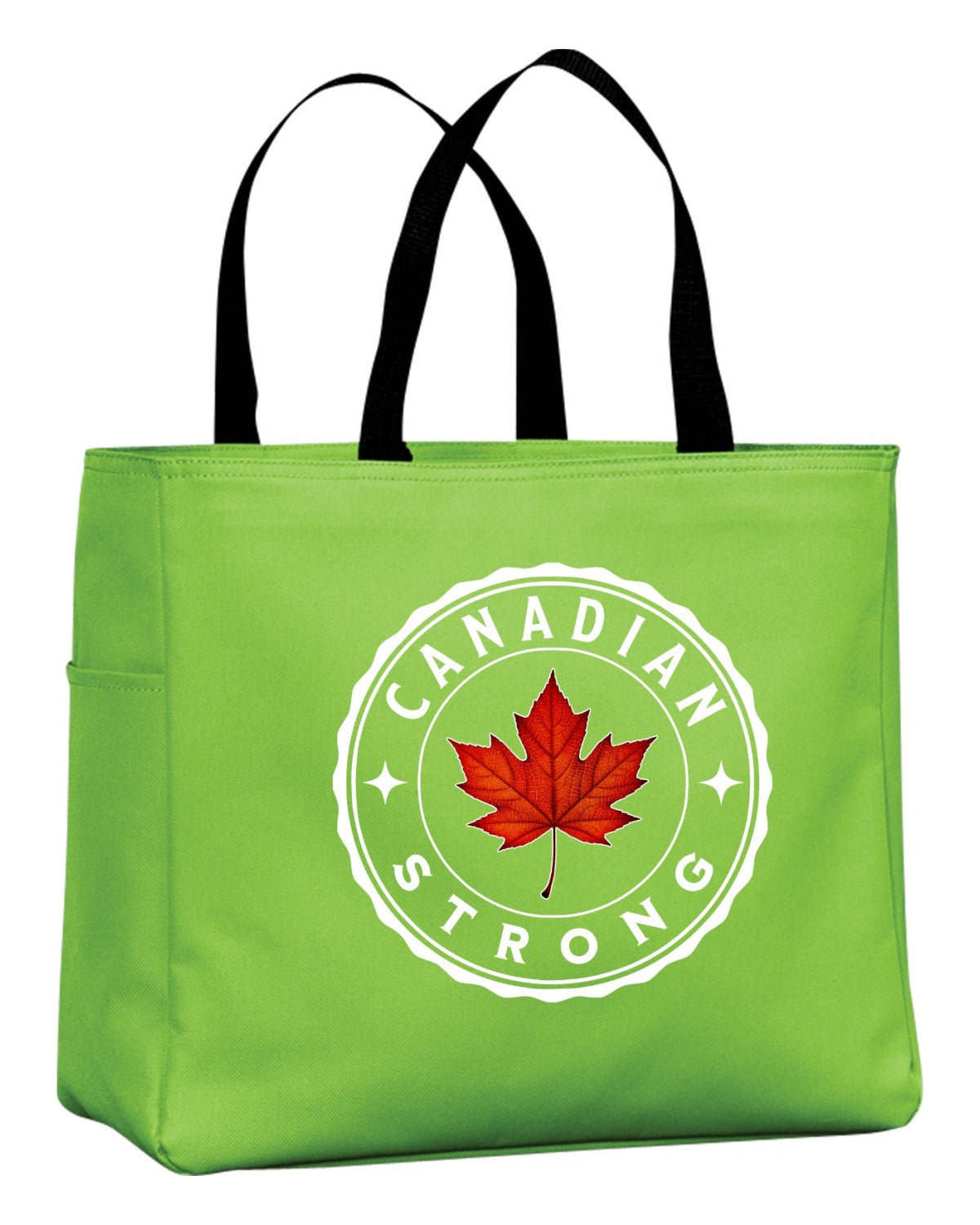 Canadian Strong Leaf Tote Bag