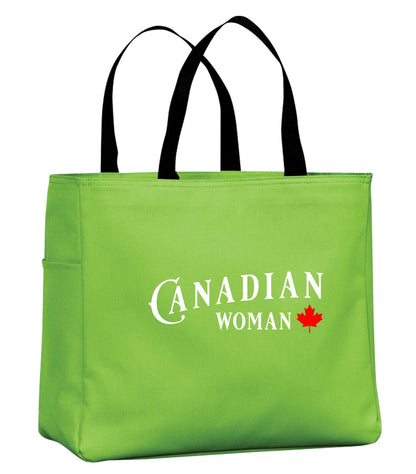 Canadian Woman Tote Bag