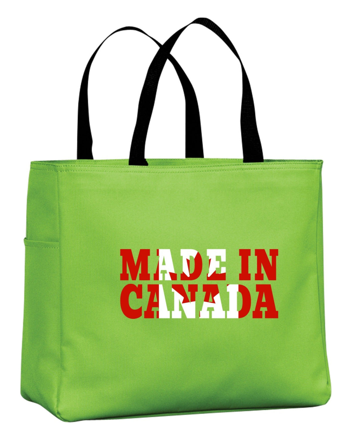 Made In Canada Flag Background Tote Bag