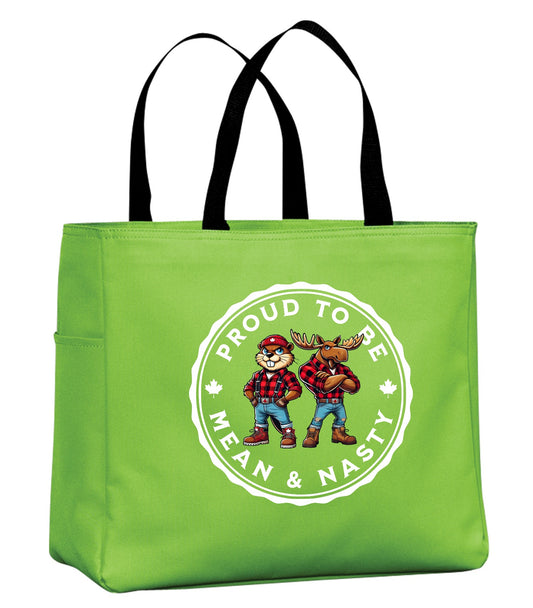 Proud To Be Mean & Nasty Beaver & Moose  Tote Bag