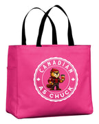 Canadian As Chuck Male Beaver Tote Bag