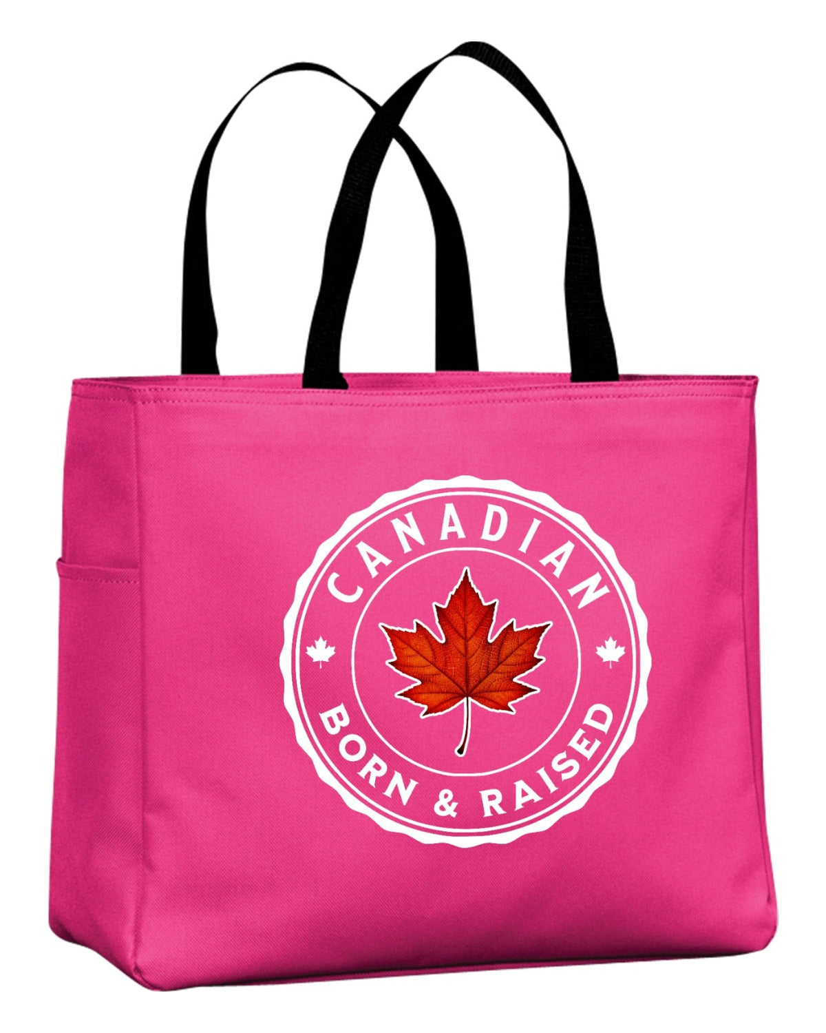Canadian Born & Raised Leaf Tote Bag