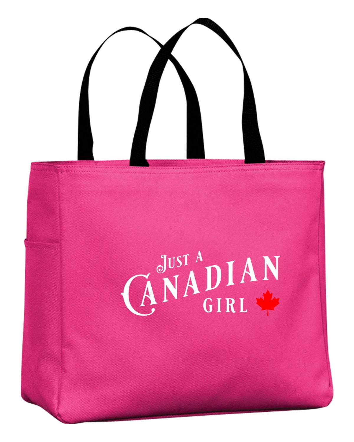 Just A Canadian Girl Leaf Tote Bag