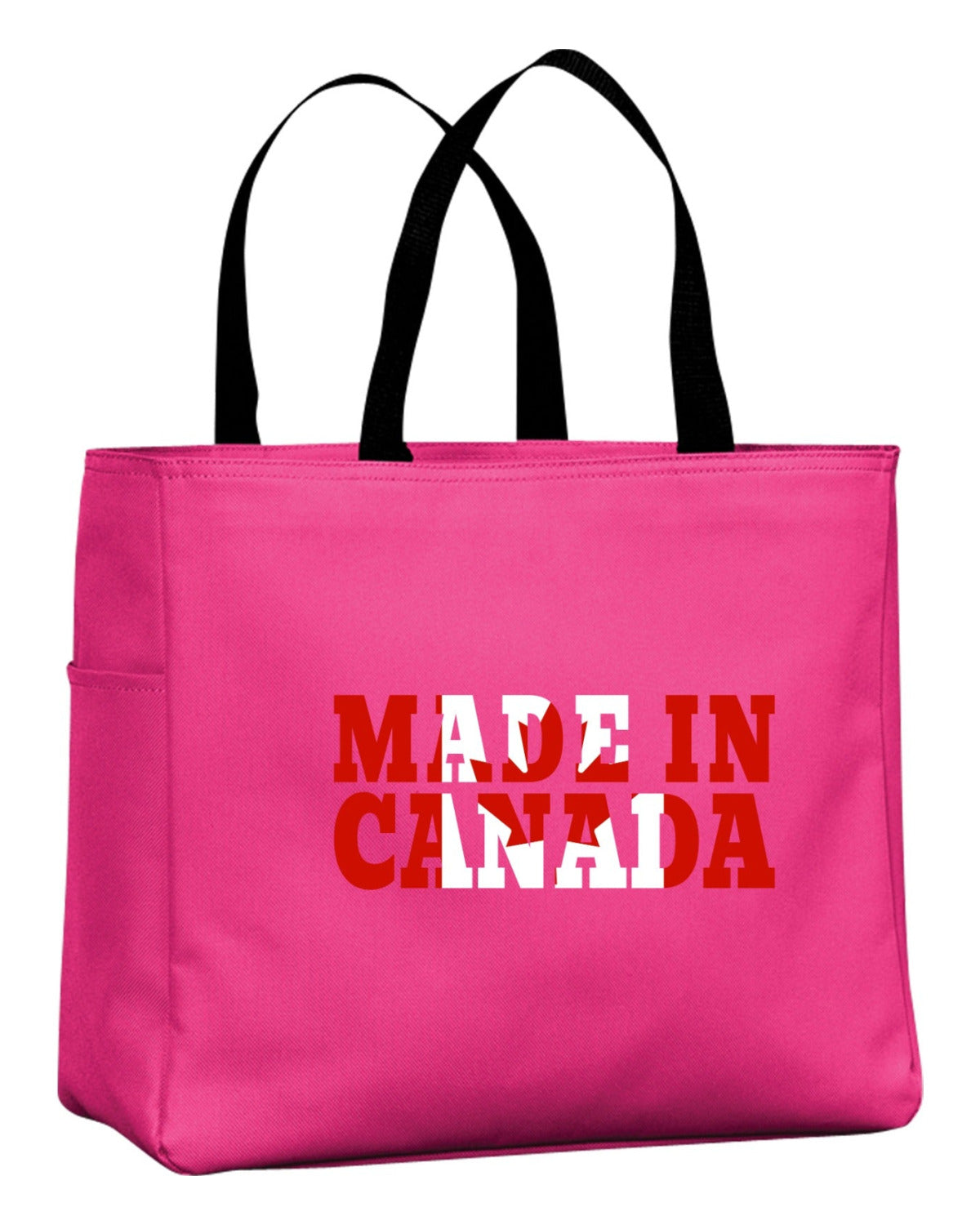 Made In Canada Flag Background Tote Bag