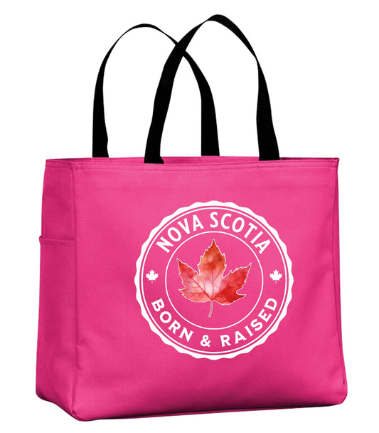 Nova Scotia Born & Raised Tote Bag