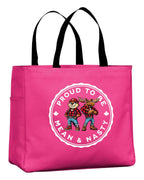 Proud To Be Mean & Nasty Beaver & Moose  Tote Bag