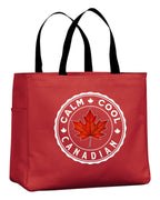 Calm Cool Canadian Leaf Tote Bag