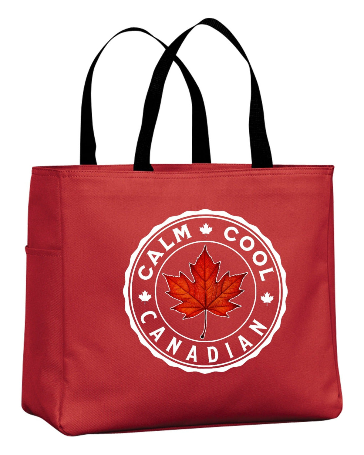 Calm Cool Canadian Leaf Tote Bag