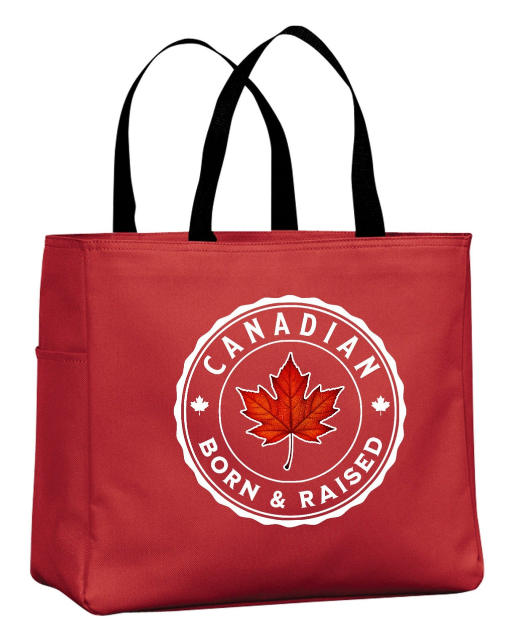 Canadian Born & Raised Leaf Tote Bag