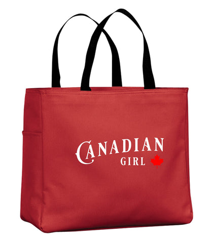 Canadian Girl Tote Bag