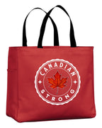 Canadian Strong Leaf Tote Bag