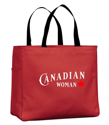 Canadian Woman Tote Bag