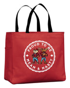 Proud To Be Mean & Nasty Beaver & Moose  Tote Bag