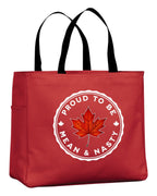 Proud To Be Mean & Nasty Leaf Tote Bag