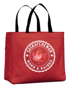 Saskatchewan Born & Raised Tote Bag