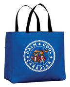 Calm Cool Canadian Moose and Beaver Tote Bag