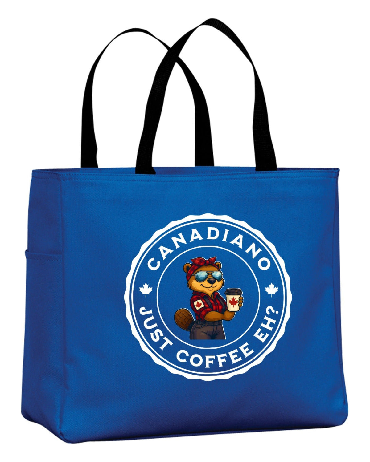 Canadiano Just Coffee Eh Rosie Sunglasses Tote Bag