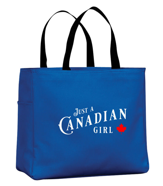 Just A Canadian Girl Leaf Tote Bag