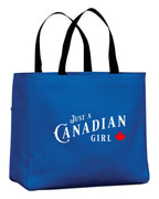 Just A Canadian Girl Leaf Tote Bag