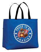 Proud To Be Canadian Male Beaver Tote Bag