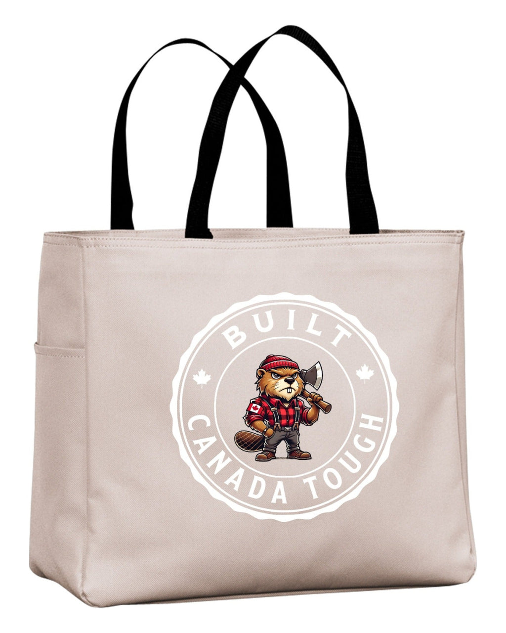 Built Canada Tough Male Beaver Tote Bag