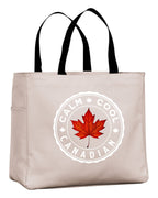 Calm Cool Canadian Leaf Tote Bag