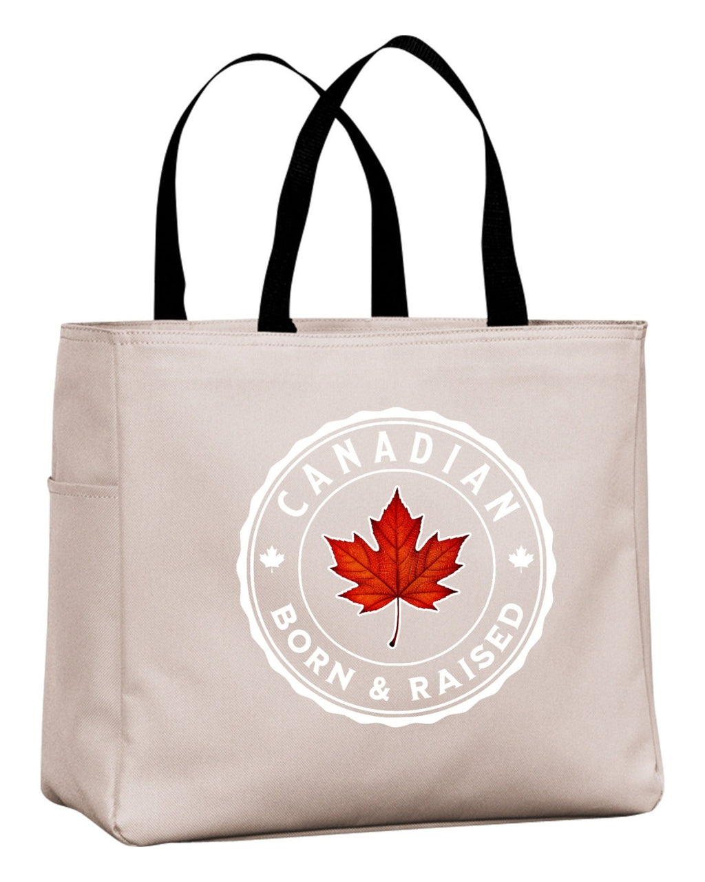 Canadian Born & Raised Leaf Tote Bag