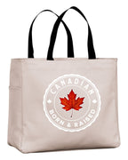 Canadian Born & Raised Leaf Tote Bag