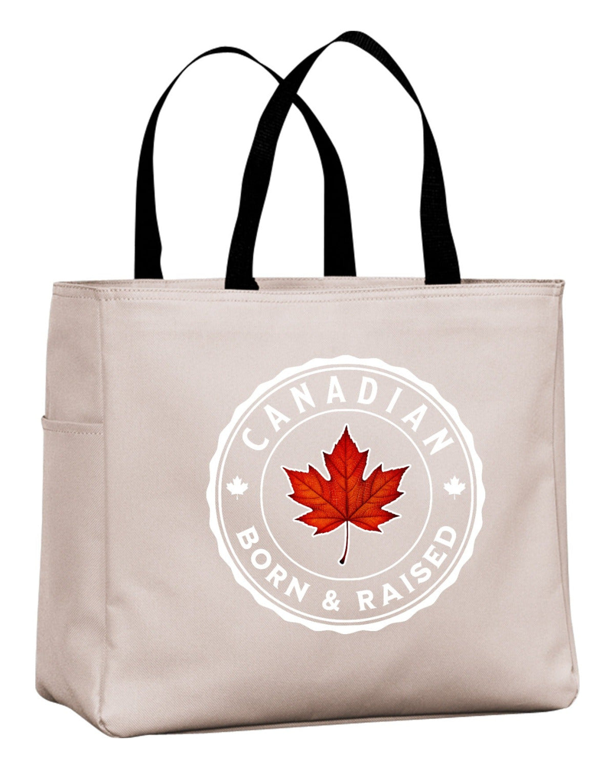 Canadian Born & Raised Leaf Tote Bag
