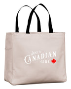 Just A Canadian Girl Leaf Tote Bag