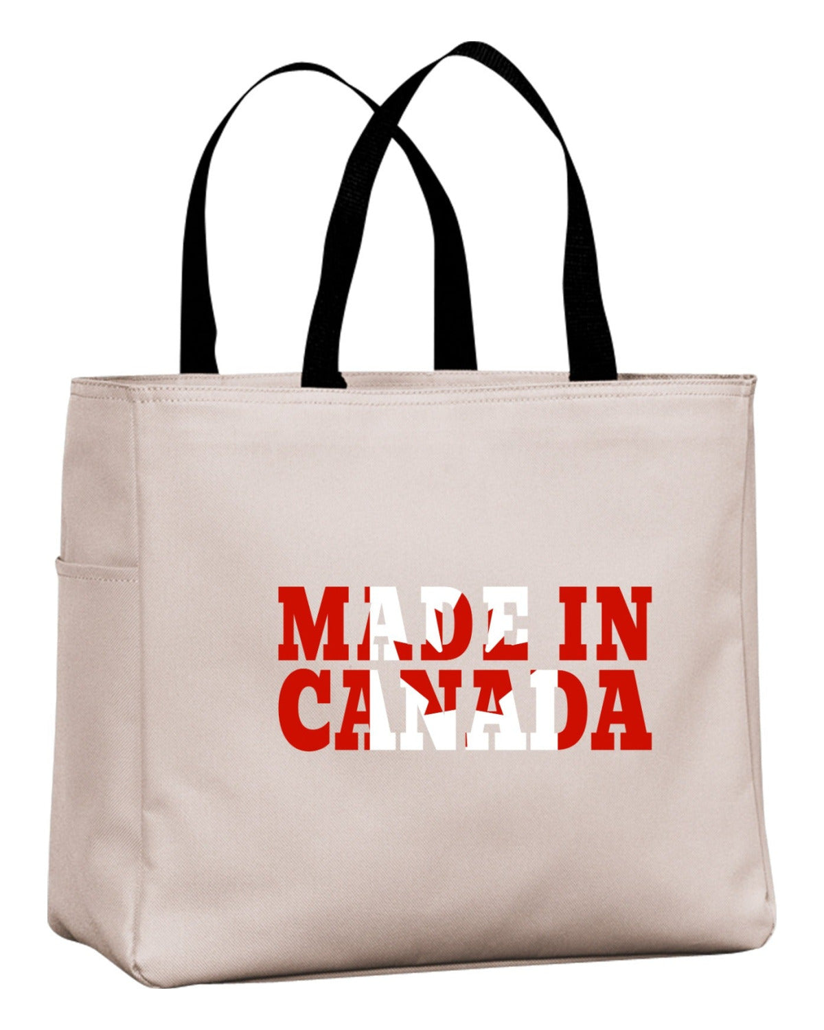 Made In Canada Flag Background Tote Bag