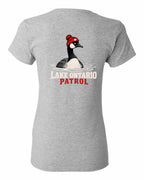 Lake Patrol Left Chest and Back Women's Tee in Sport Grey - back
