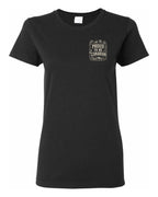 Proud To Be Canadian Folk Left Chest and Back  Women's Tee