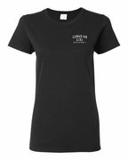 Canadian Girl Forever and Always Left Chest  Women's Tee