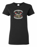 Cobra Chicken Air Force Women's Tee in Black
