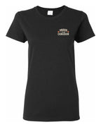 Proud To Be Canadian Sign Left Chest and Back  Women's Tee