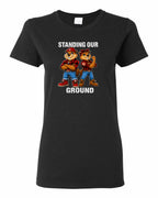 Standing Our Ground Women's Tee in Black