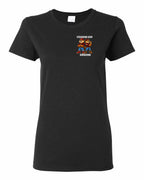 Standing Our Ground Left Chest Women's Tee in Black