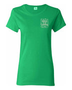 Proud To Be Canadian Folk Left Chest and Back  Women's Tee