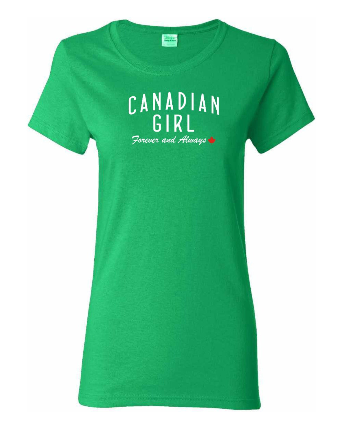 Canadian Girl Forever and Always   Women's Tee
