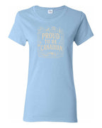 Proud To Be Canadian Folk   Women's Tee