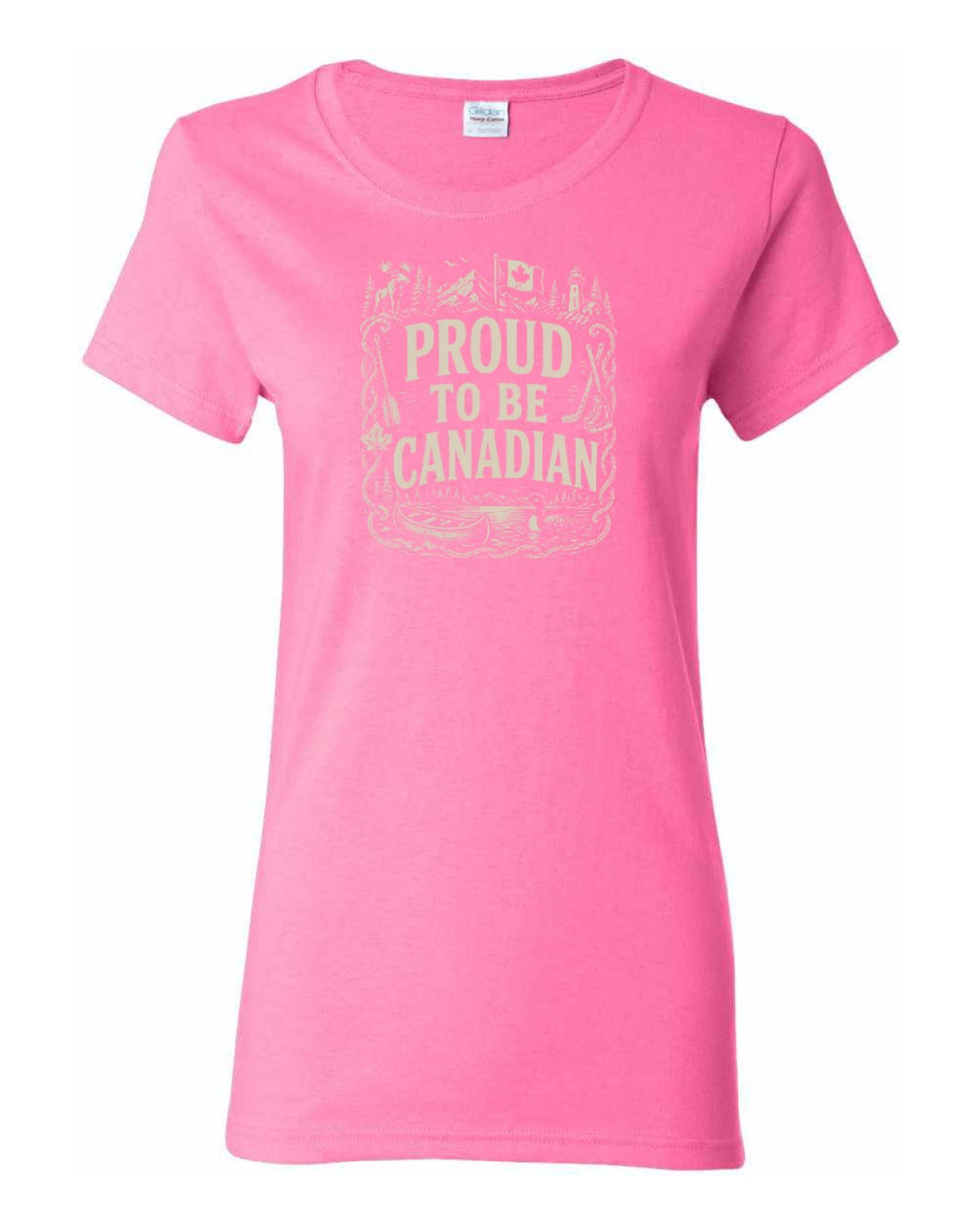 Proud To Be Canadian Folk   Women's Tee