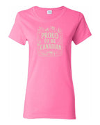 Proud To Be Canadian Folk   Women's Tee