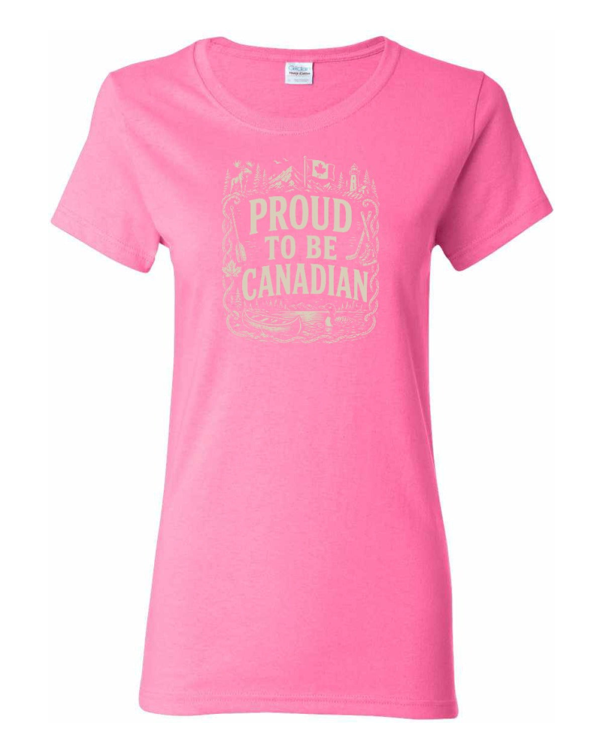 Proud To Be Canadian Folk   Women's Tee