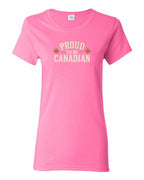 Proud To Be Canadian Sign   Women's Tee