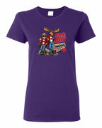 Mean and Nasty New Full Front Women's Tee in Purple